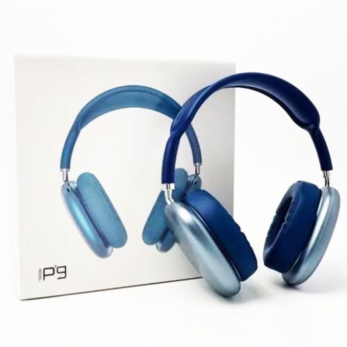 Casque Sans Fil P9 Bluetooth Avec Emplacement Carte Memoire – bleu